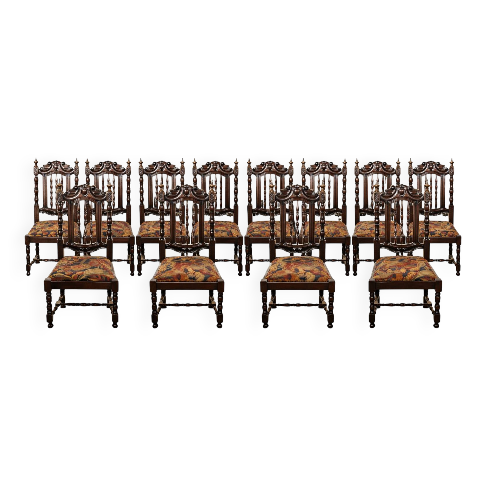 Set of 12 reception chairs