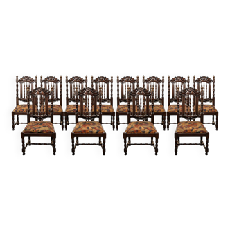Set of 12 reception chairs