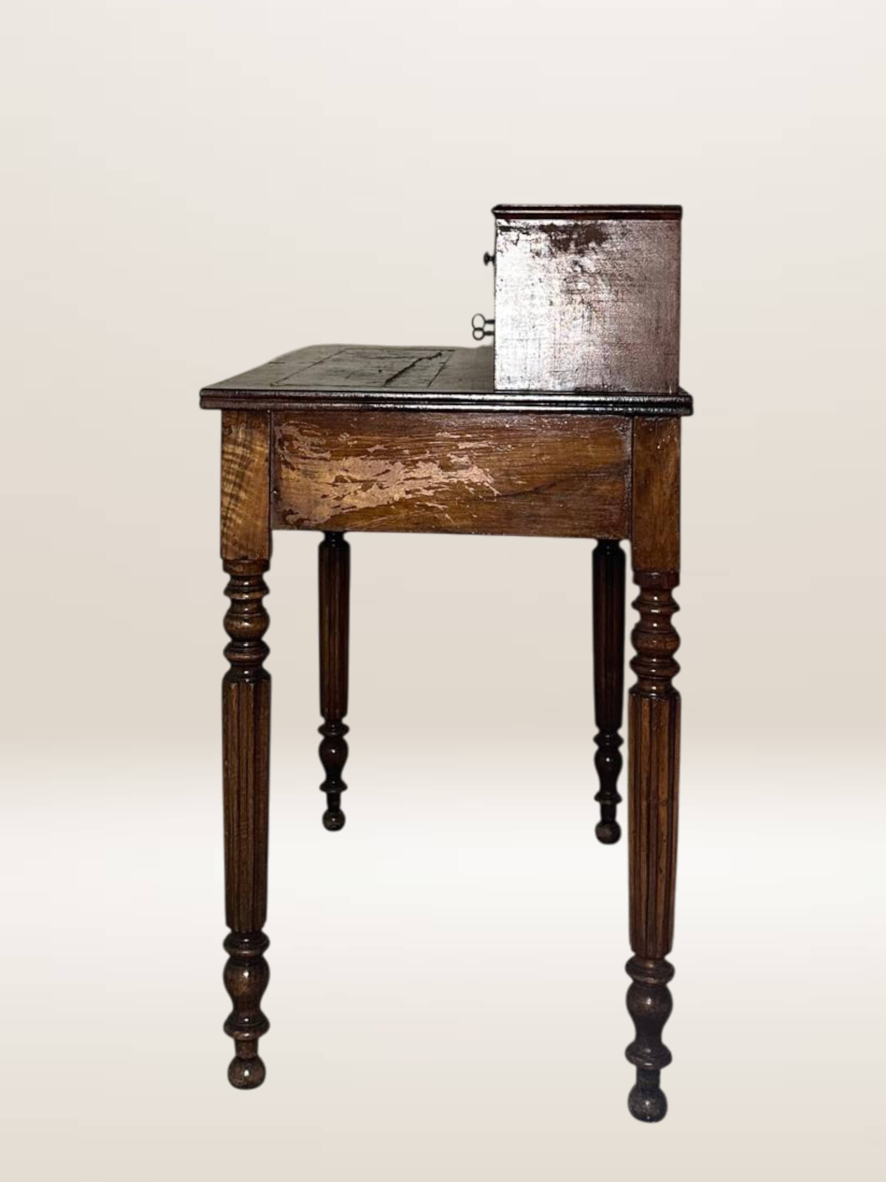 Lady's writing desk, bonheur-du-jour, late 18th century.