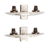 Pair of wall sconces