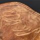 Large carved wall shelf – Stylized goat and billy goat in exotic wood