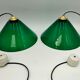 Green opaline pair