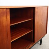 Buffet en teck, design danois, années 60, designer : EW Bach