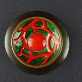 Henri Miault, enameled copper ring sizer