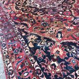 Large antique Persian carpet Bakhtiar handmade 210x327