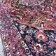 Large antique Persian carpet Bakhtiar handmade 210x327
