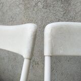 Paire de chaises pliables n1 série "pop", höganäsmöbler sweden, 1970