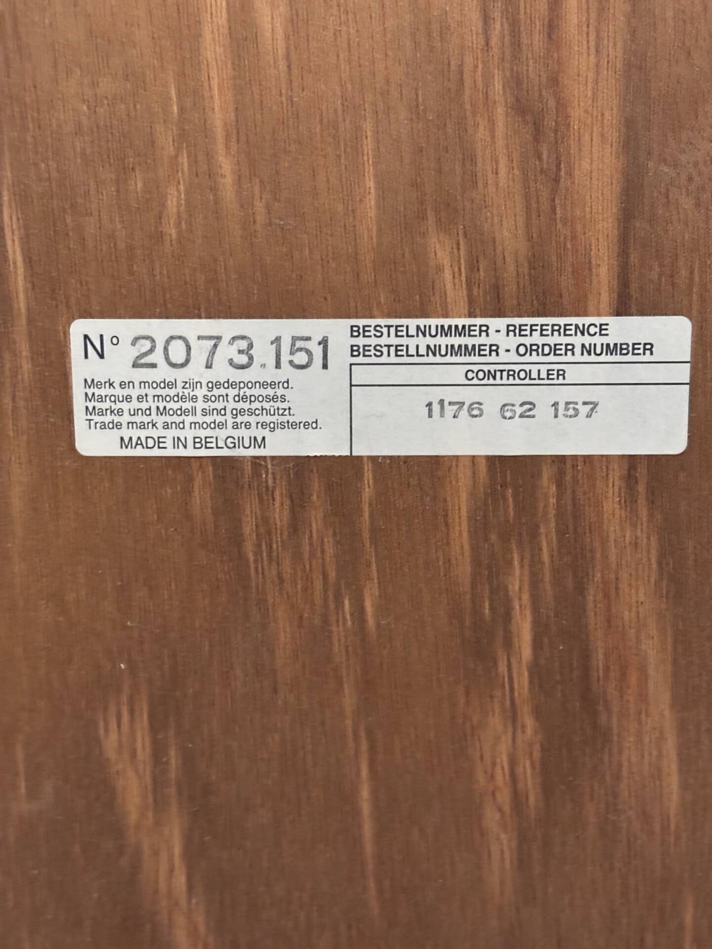 Large numbered Deknudt mirror