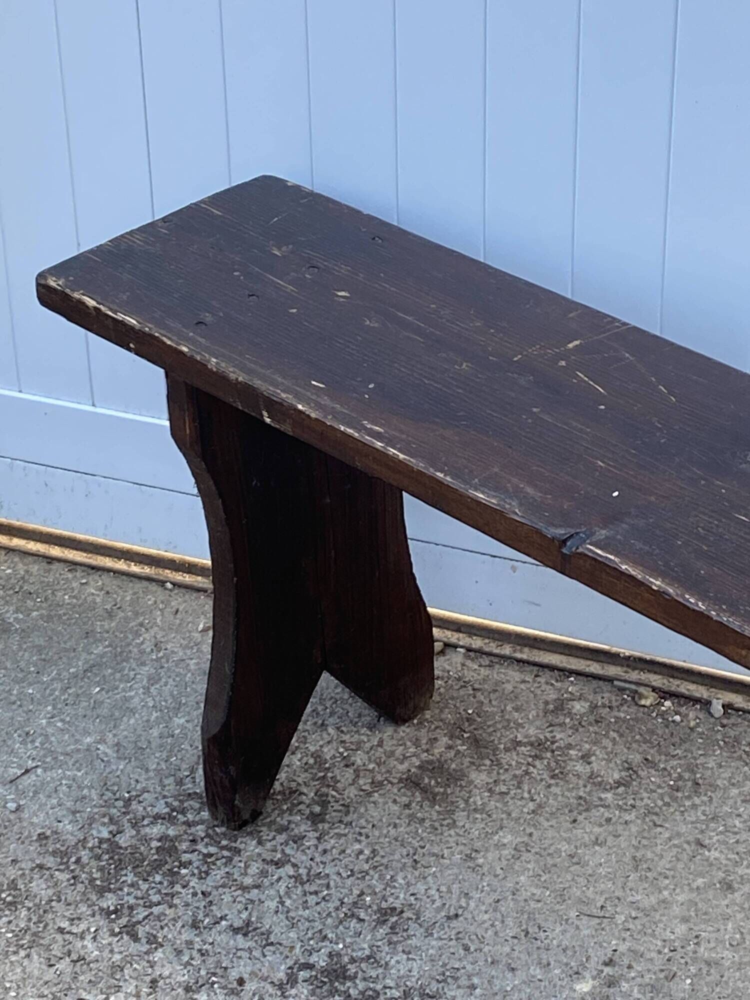 300cm solid wood farm bench for rustic farmhouse table 1950