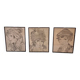 3 French Drawings Of Children, Mid 20th Century
