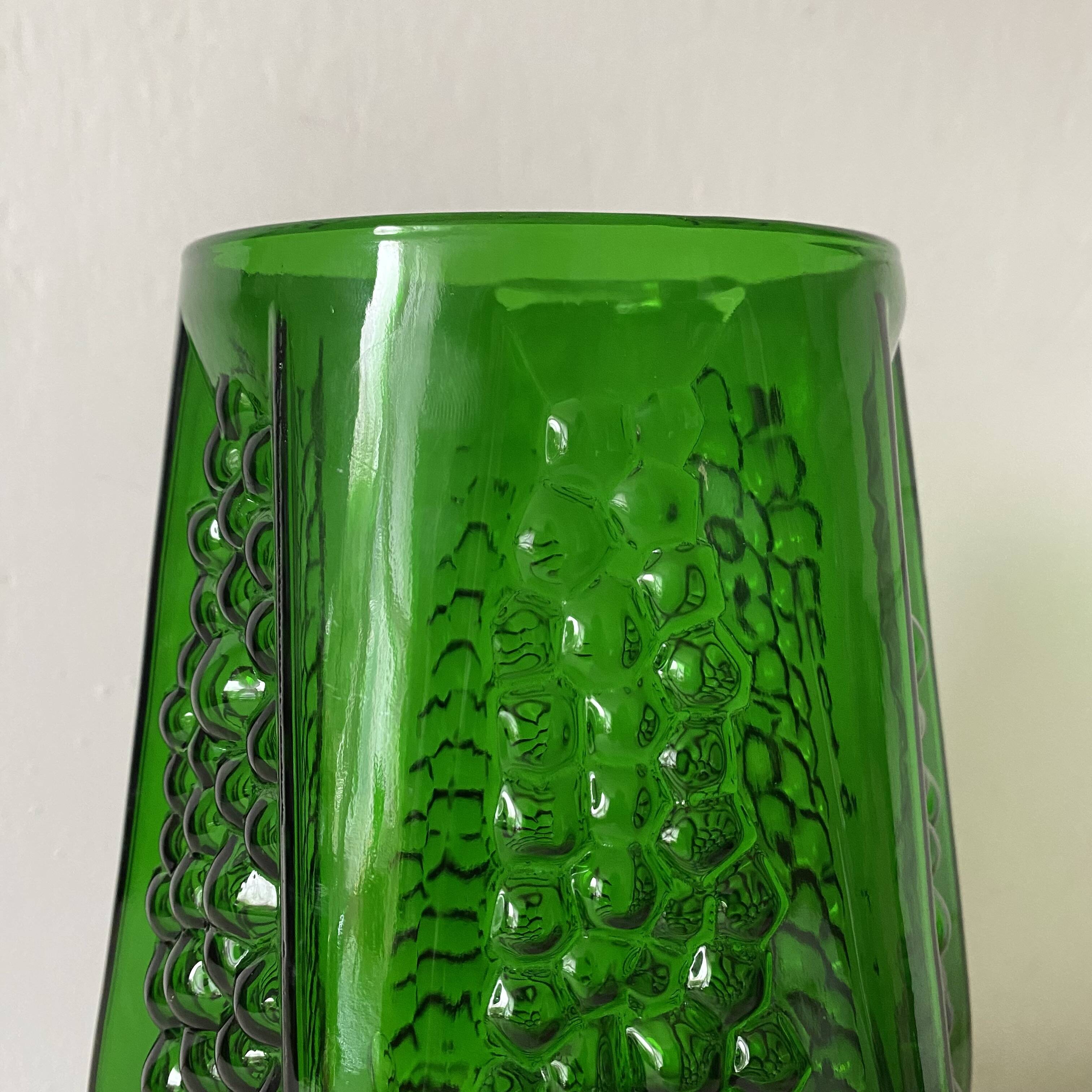 Large Art Deco glass vase 34 cm