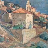 Corsican landscape painting