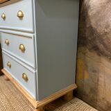 Raw wood & fresh water chest of drawers