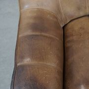 70s vintage buffalo leather design armchair from De Sede model DS44