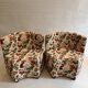 Fauteuil graphique fleur vintage