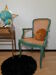 Restyled canned convertible armchair