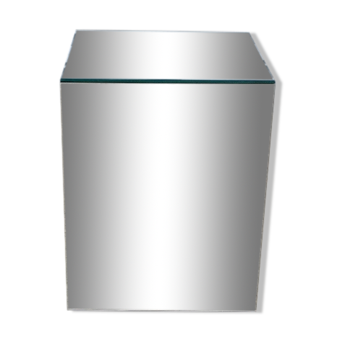 Sofa end cube mirror