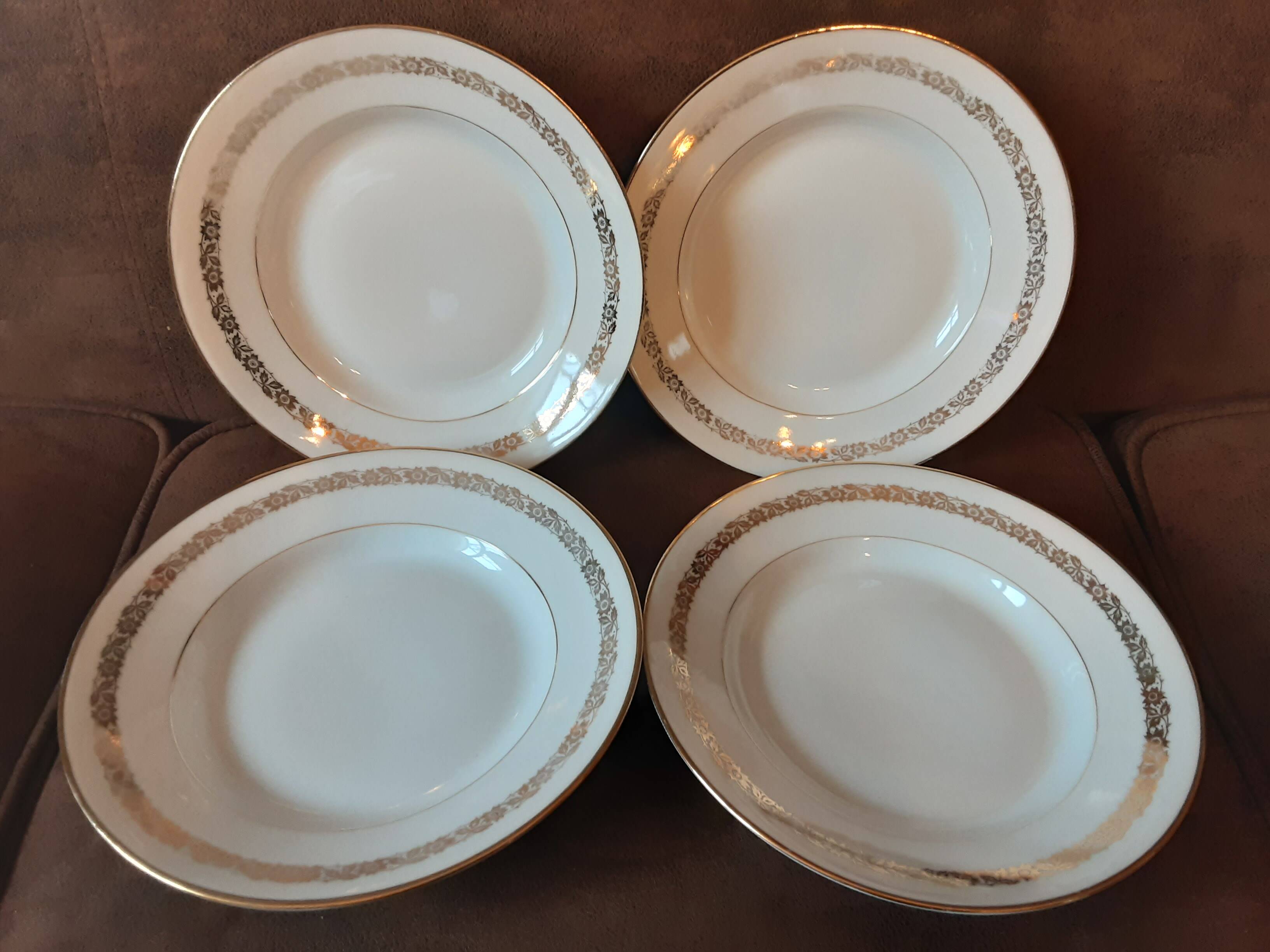 Set of 4 deep plates P F C