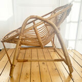 Rattan armchair