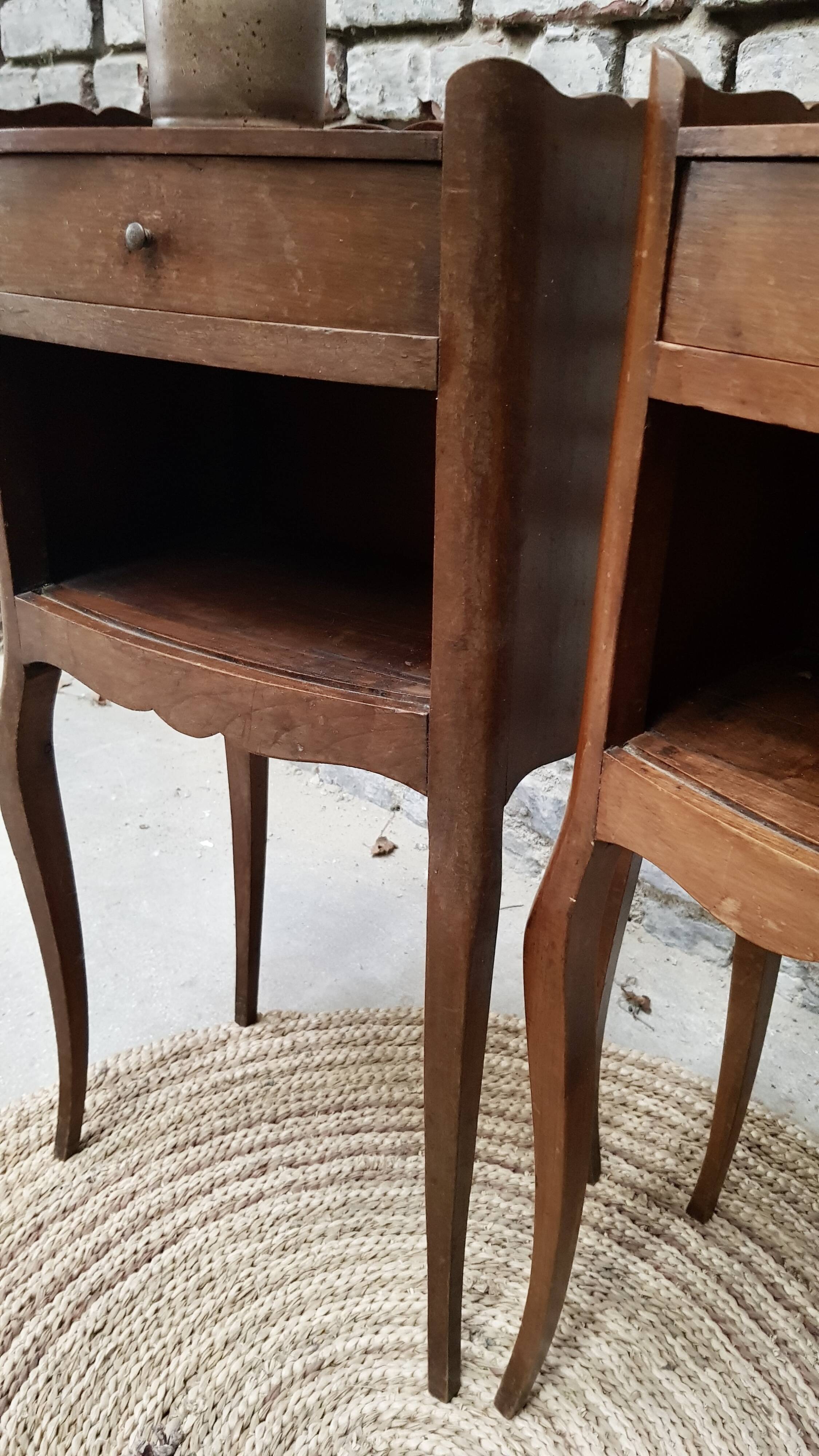 Pair of Louis XV style bedside tables