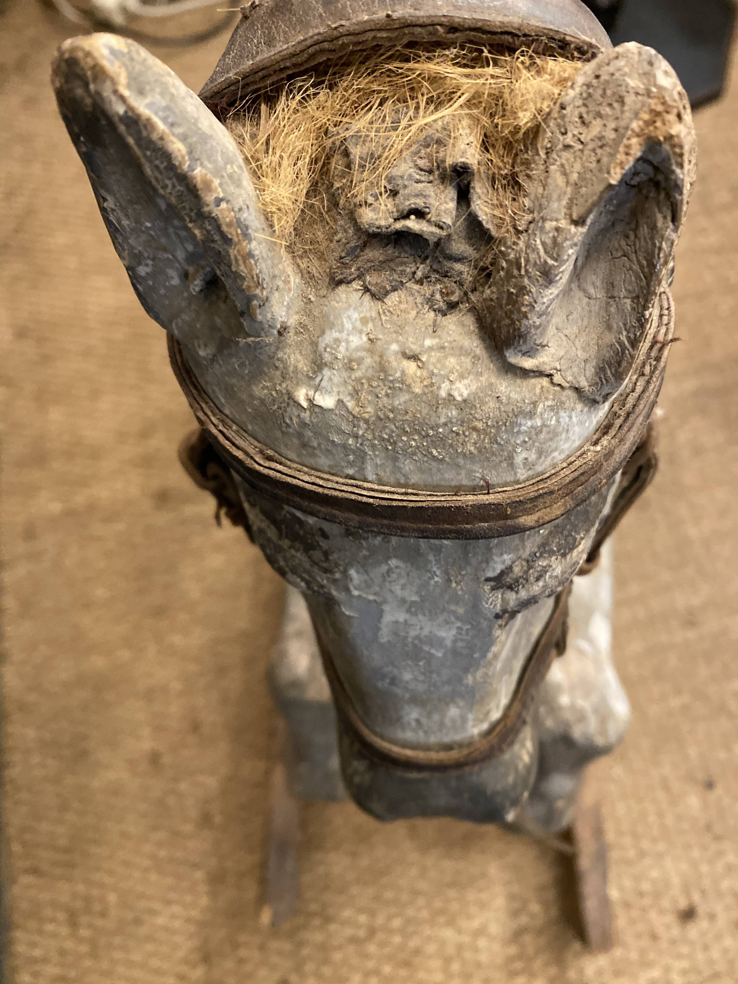 Wooden rocking horse 1900