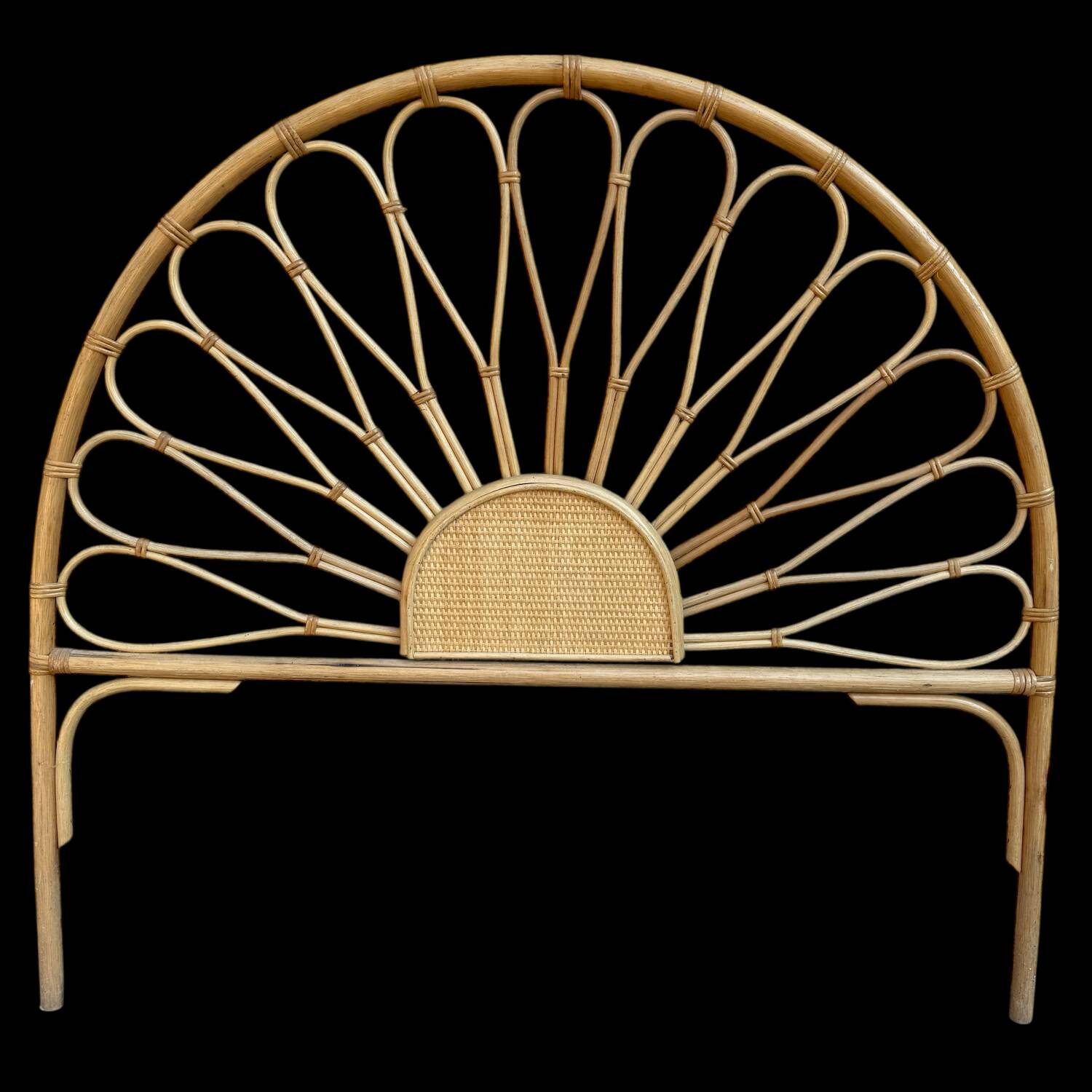 Rattan headboards from the 60s