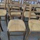 Paire de chaises paillées