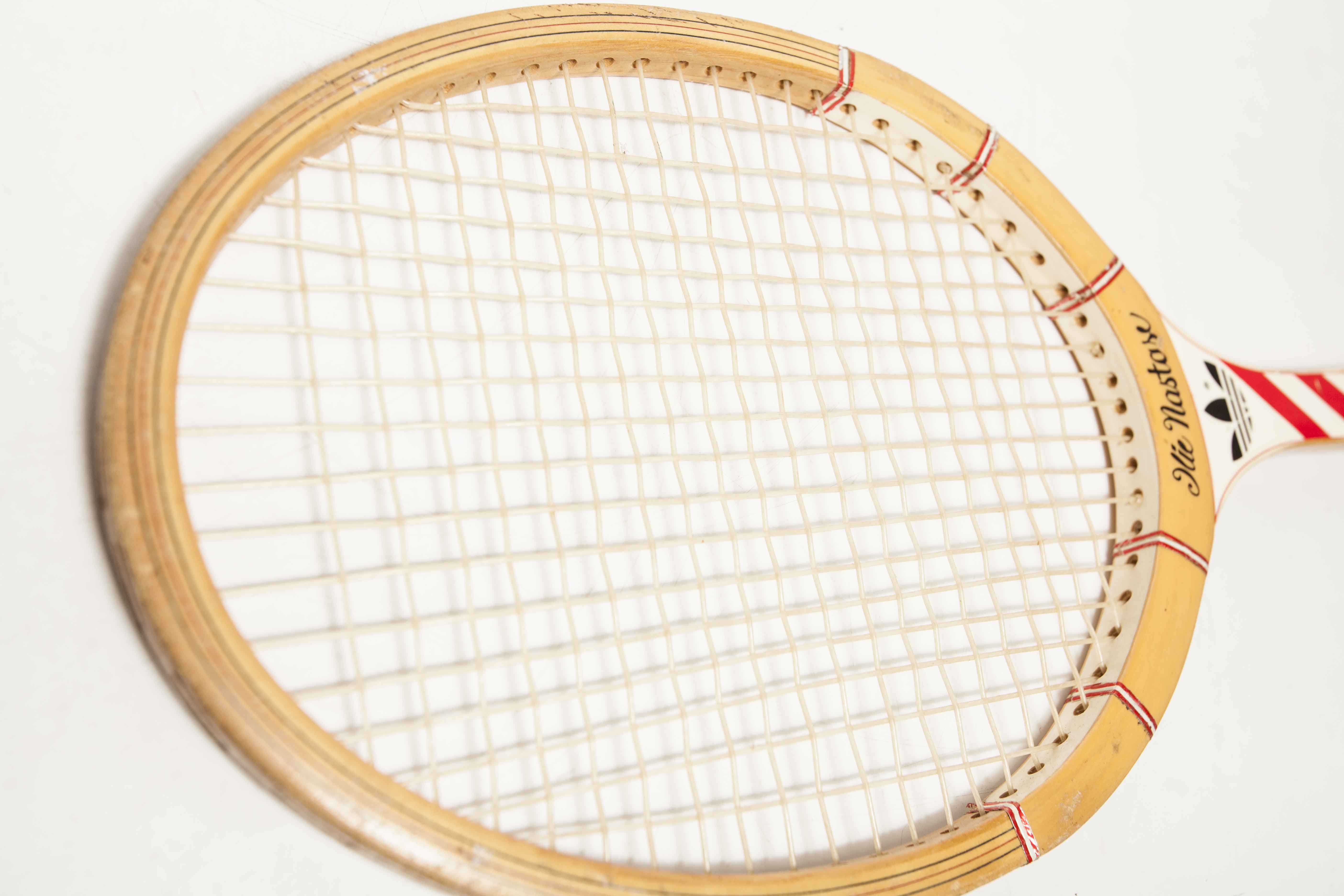 Adidas Ilie Nastase tennis racket 1970