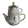 Teapot set and vintage pierrot cup