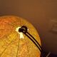 Globe terrestre en verre annee 50/60