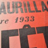 Poster "Great Gymnastics Festival" - Saint-Pierre-d'Aurillac - 1933