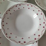 Assiettes Céranrd Saint Amand modèle star