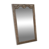 Large patinated mirror – Ancient stone spirit