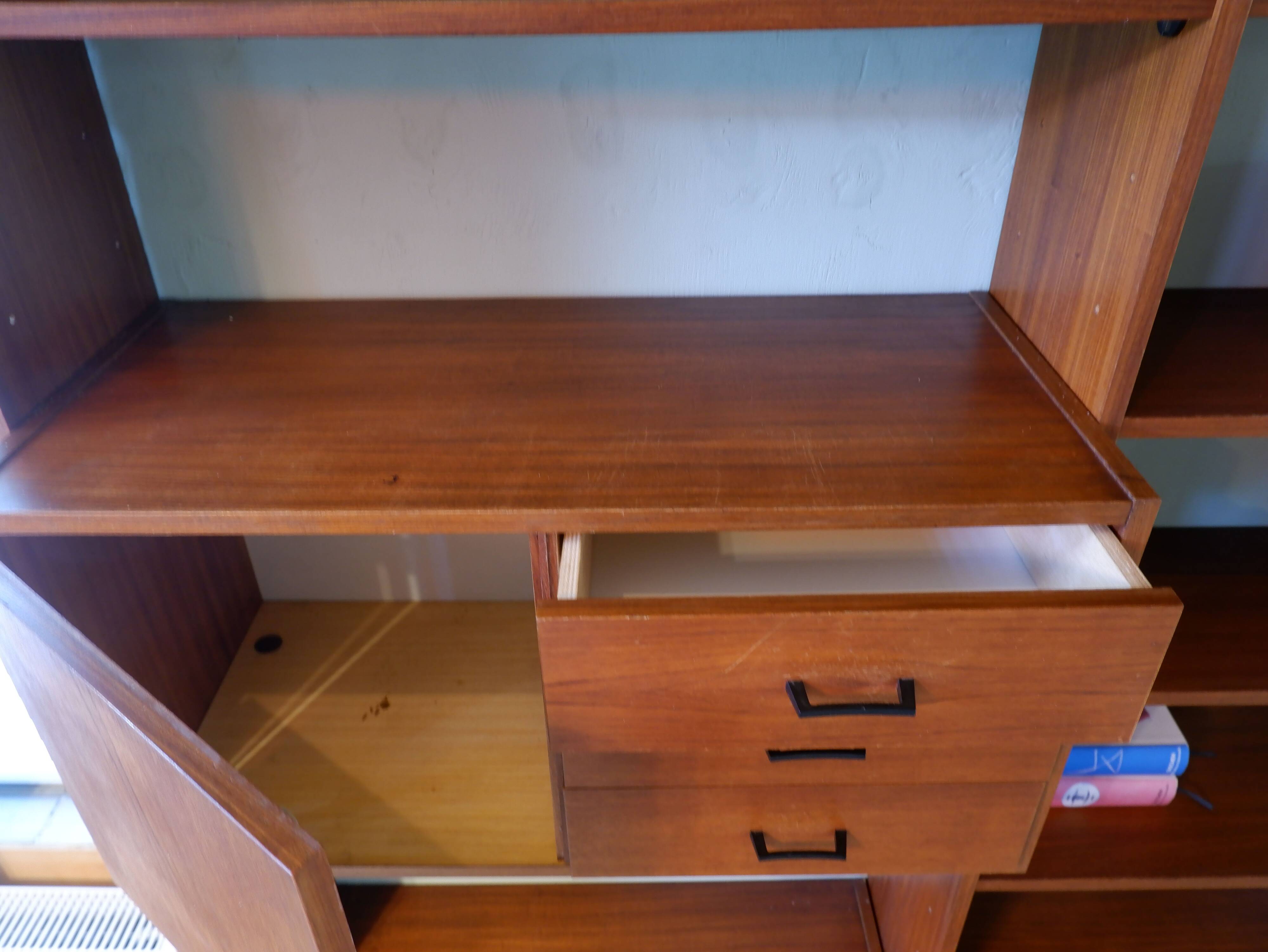 Vintage wall unit by Simpla Lux Holland, 1960s