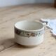 Ivory iron earth chocolate cup - Polychrome frieze decoration