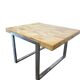 Vintage chrome square coffee table