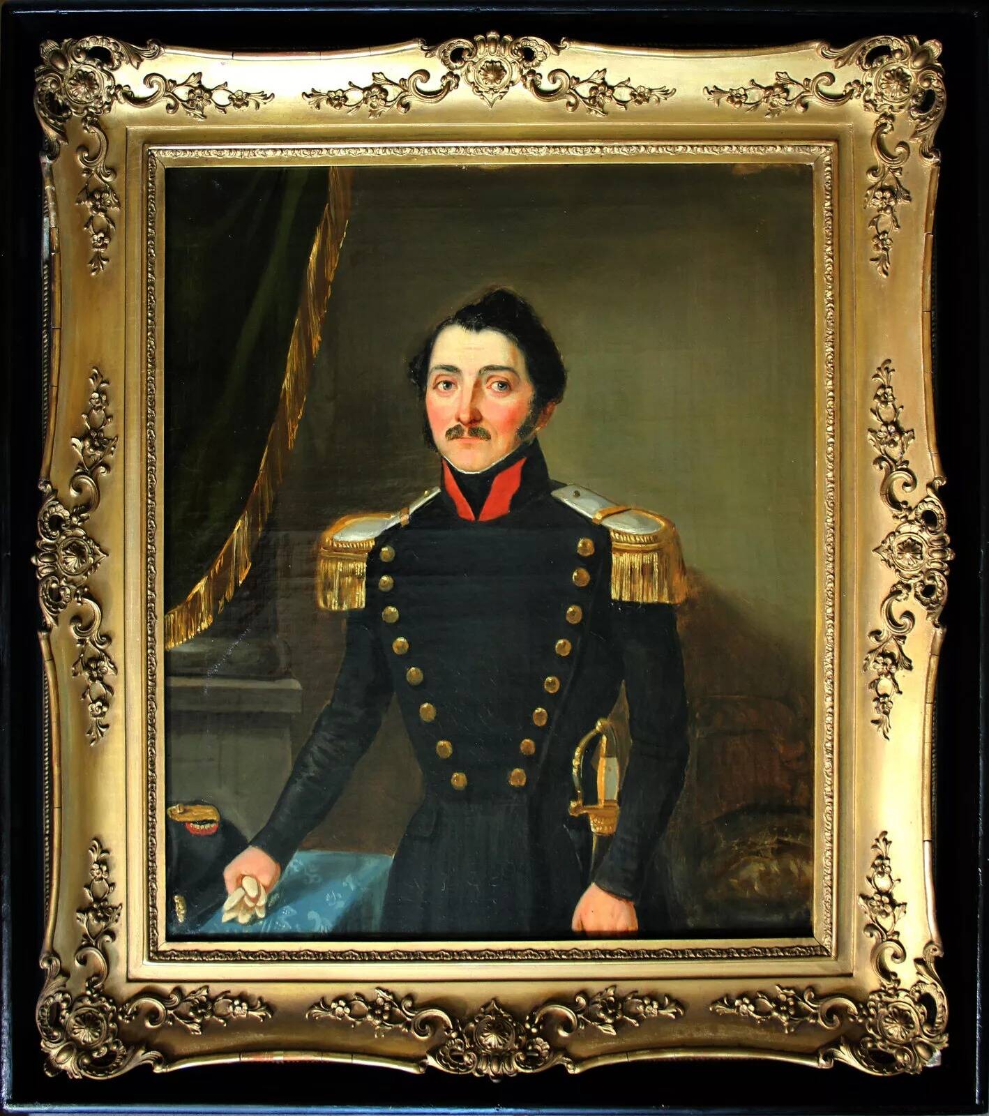 Portrait d'un officier du début du XIXe siècle