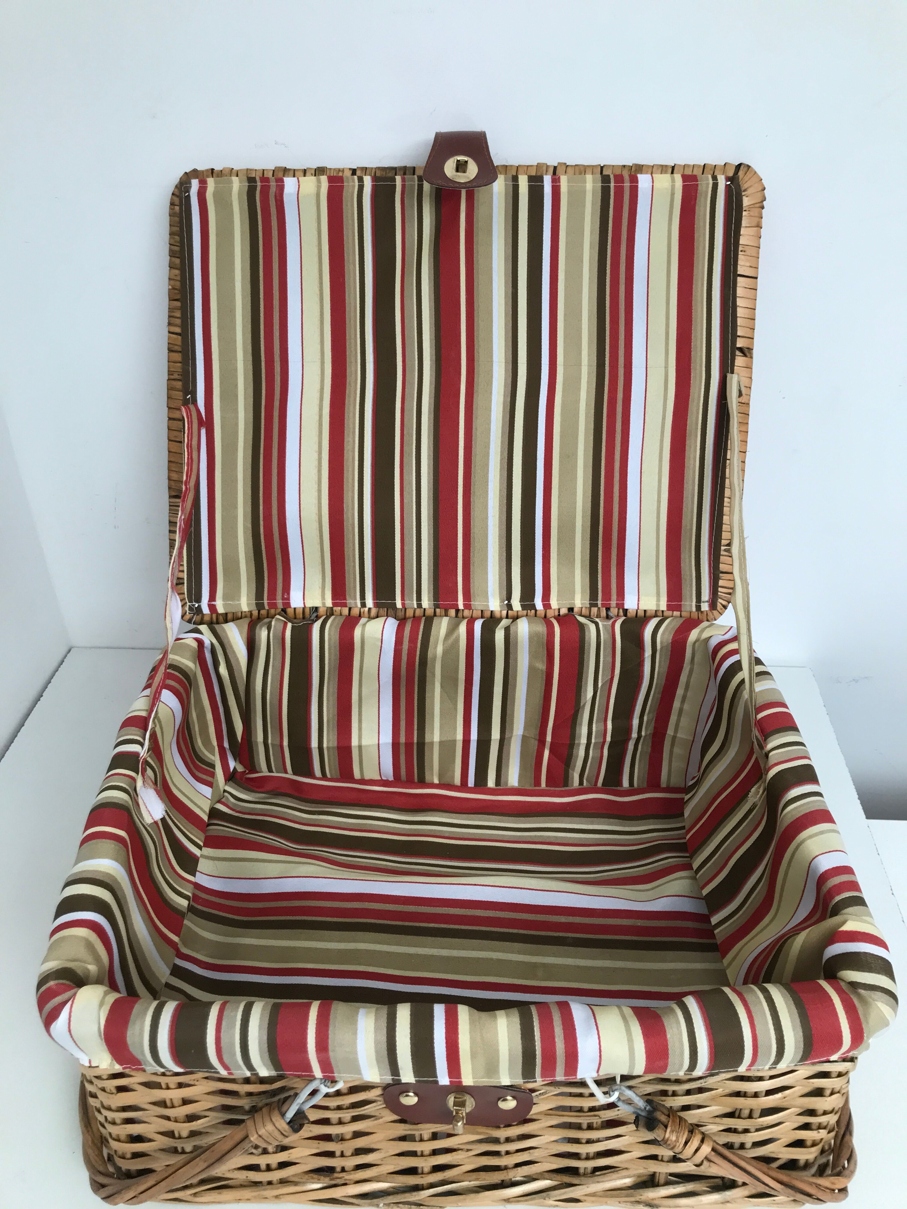 Vintage picnic basket