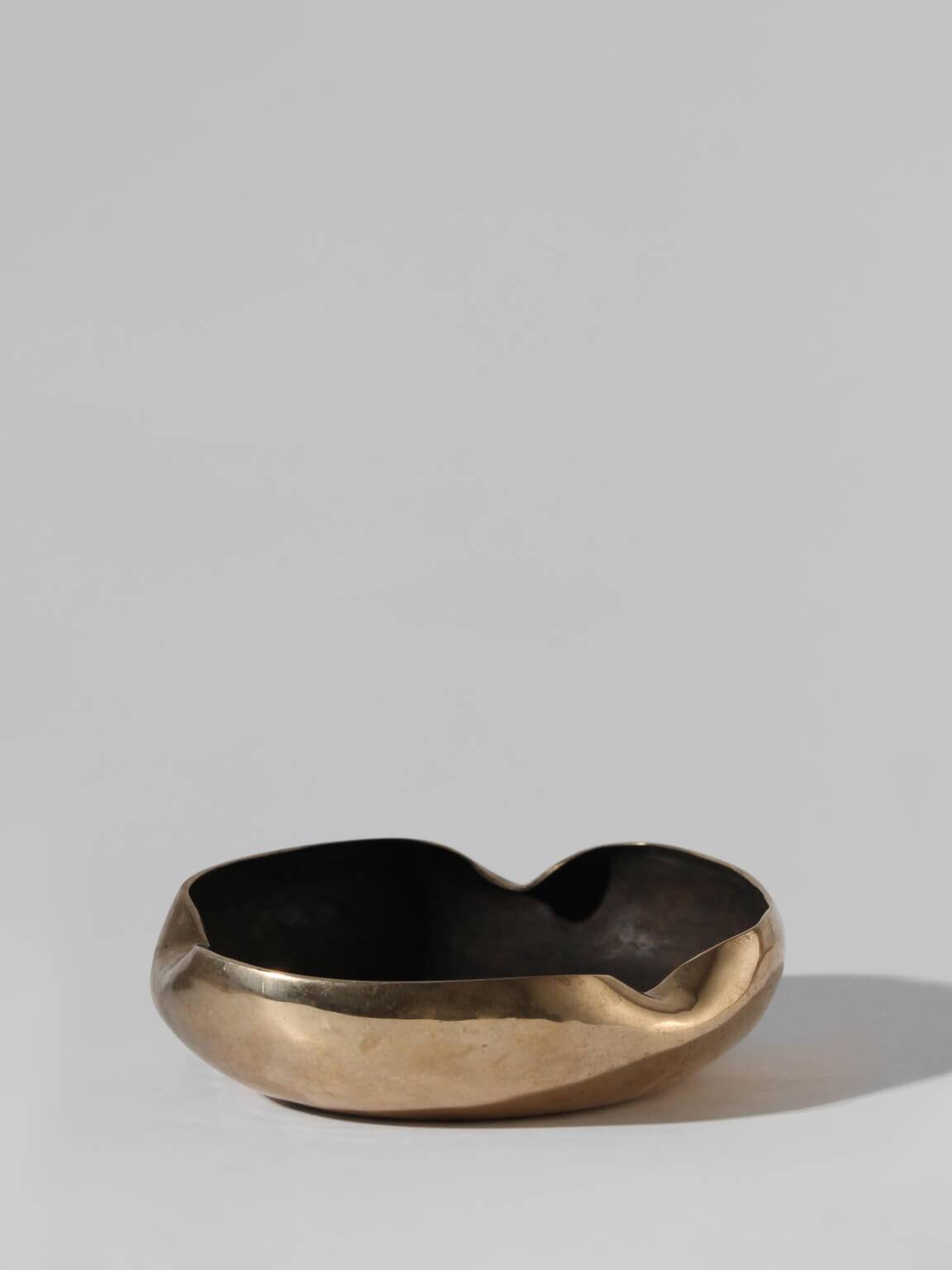Brass And Bronze Vintage Ashtray Bowl