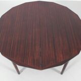 Table de repas en palissandre de Rio 4/8 pers.