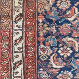 Tapis ancien persan kurde fait main 135x276 cm