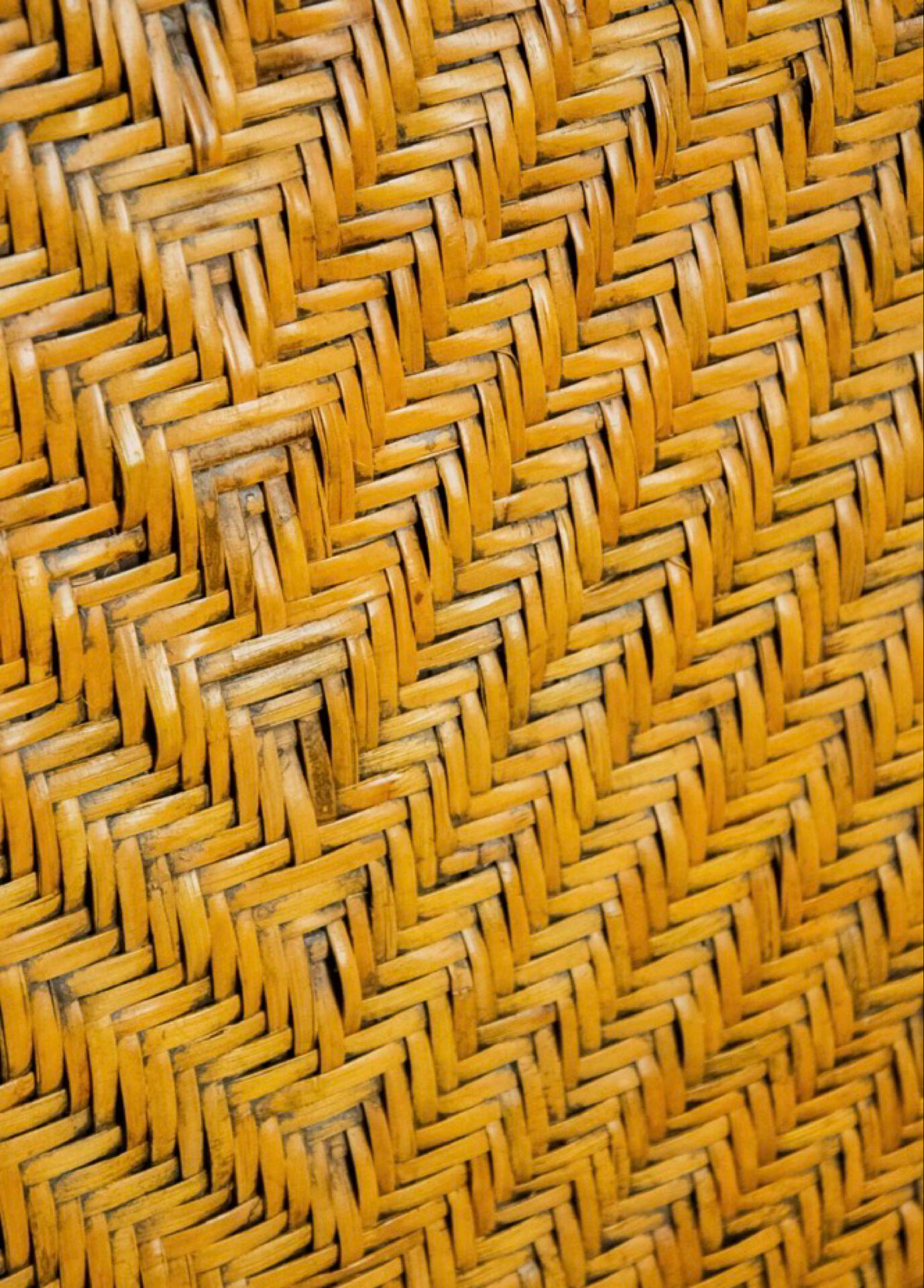 Paire de chaises en rotin