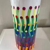 Op Art Vase • Julio Le Parc • Kinetic Art • Porcelain • Bernardaud Limoges • 2017