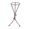 Wrought iron plant-carrier tripod