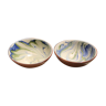 2 artisanal ceramic bowls