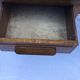 Wooden desk with three drawers
