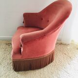 Pink armchair