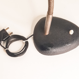Black articulated desk lamp