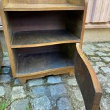 2 Art Deco bedside tables from the 1960s in walnut.