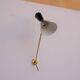 Vintage "Diabolo" wall apply in black metal and brass